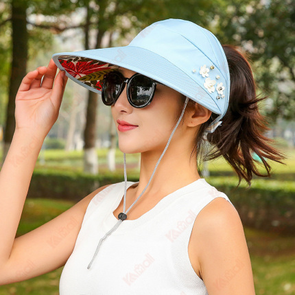 women empty top hat visor